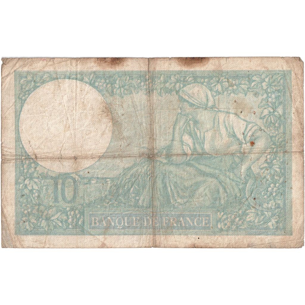 1294894] France, 10 Francs, Minerve, 1940-10-24, V.78400, VF