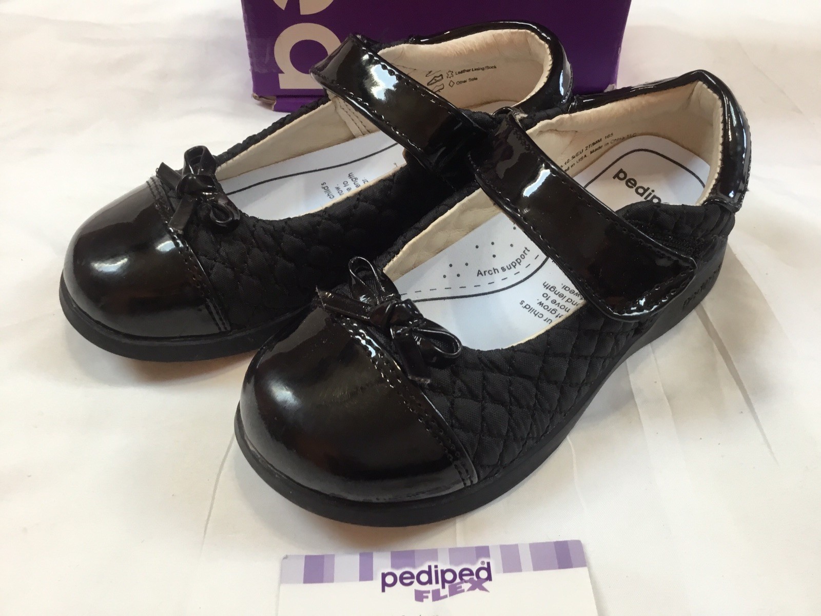 Leather Flex Toddler Size 10-10.5 Black