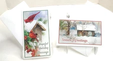 Christmas/ Season 2 Greeting & Happy Holidays Greeting Card w/envelopes