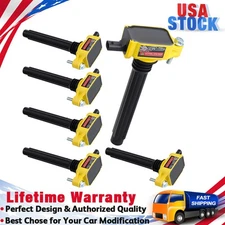 6X UF648 05149168AI Ignition Coils For Dodge Charger Jeep Ram Chrysler 200 300