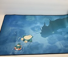 Snorlax Munchlax Gyrados Pok mon Anime Desk Mat Gaming Mousepad Large 31" x 16"