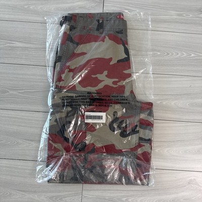 RARE - Size 32 - Supreme Cargo Shorts Red Camo - SOLD OUT | eBay