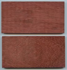  2 6" x 3" x 1/2" Purpleheart Hardwood Project Lumber Gun/Knife Scales