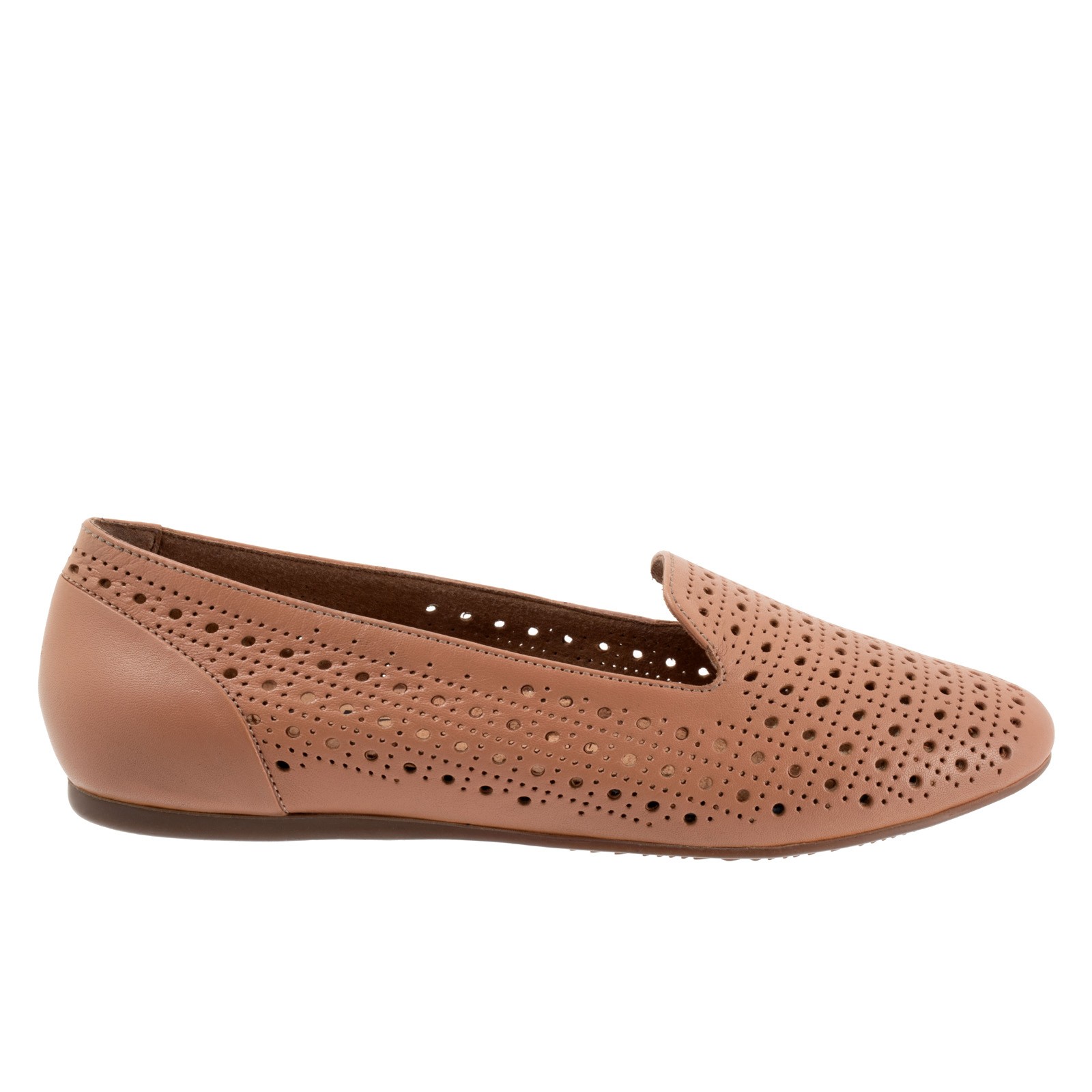 Softwalk Shelby Perf S2317-749 Womens Brown Narrow Loafer Flats Shoes 6190₽