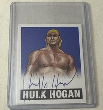 2012 Leaf Originals Wrestling Hulk Hogan Blue Autograph /25
