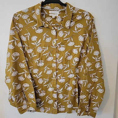 Seasalt Larissa Shirt Womens Size 18 Floral Pattern Preowned