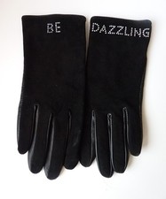 Kate Spade Be Dazzling black touchscreen leather gloves 7