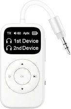 SoundSync Pro Bluetooth Transmitter  Receiver for Airplane, Easy Setup