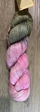 Silk Mark Pink/Green Yarn