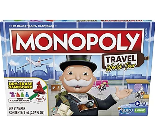 MONOPOLY Hasbro Travel World Tour Edition Board Game New