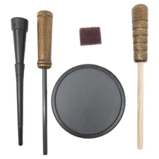 Triplet Compact Slate Turkey Call With Multicolor Strikers And Cleaning Pad