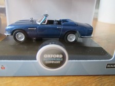 Oxford Diecast 76DB6001 OO Aston Martin Db6 Mk2 Volante Seychelles Blue K NEW