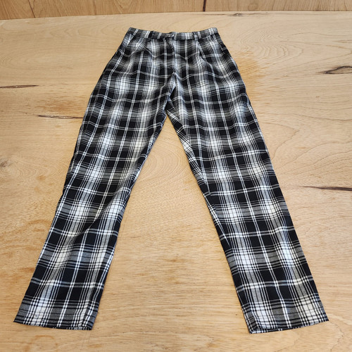 NWT Mags&Pya Women’s Grey Plaid Skinny Mid-Rise Dress Pants Size 6