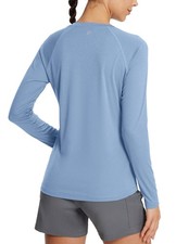 Women's Workout Shirts Long Sleeve Running Tops Quick Dry Moisture Wicking At...