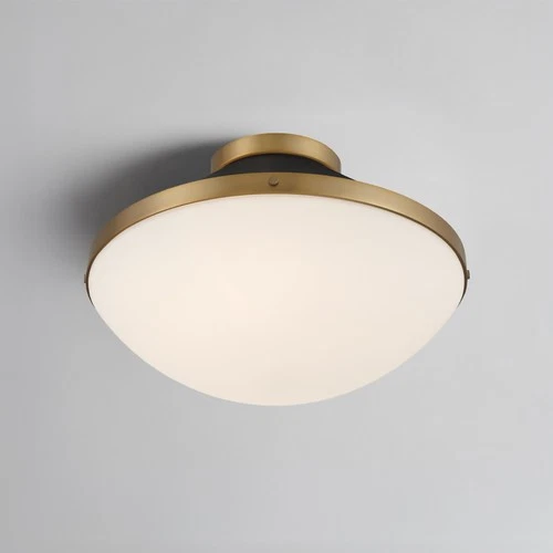 Crystorama Lighting Group XAN-8002 Xander 2 Light 16"W Flush - Vibrant Gold / - Picture 4 of 12