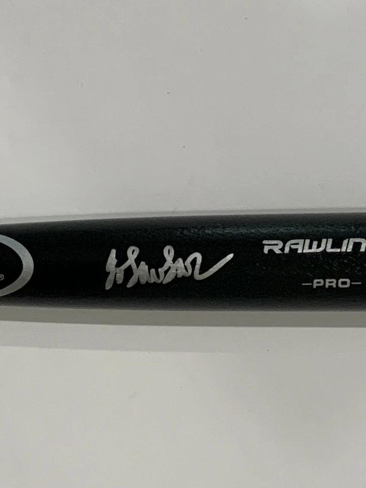 JORDAN LAWLAR SIGNED BLACK RAWLINGS BAT ARIZONA DIAMONDBACKS PROOF JSA COA - Image 2 of 4