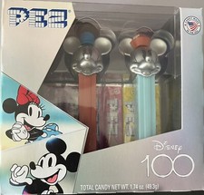 2023 100th Anniversary Disney Pez Box Set Mickey  Minnie Mouse