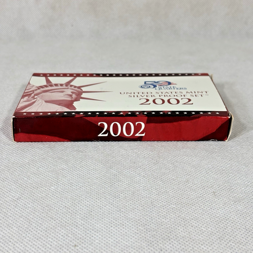 Juego de 10 monedas de plata de la Casa de la Moneda de Estados Unidos 2002 certificado de autenticidad OGP - Imagen 12 de 17