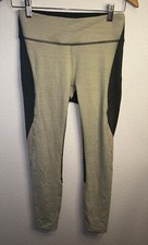 Outdoor Voices Women's Green  Gray Heathered Legging 24  Inseam Size Small