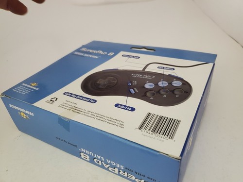 NUEVO Performance SuperPad 8 P-400 Controlador de Mo Lento Gamepad para Sega Saturn L11 - Imagen 7 de 12