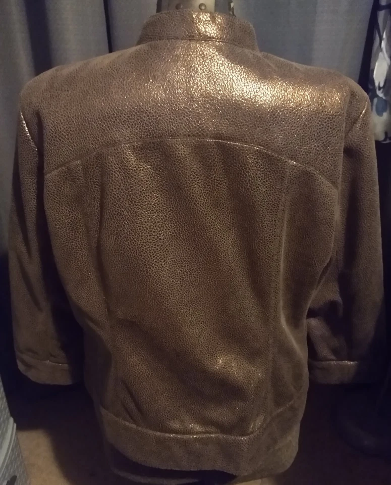 Ruby Rd Lined Jacket Size 16 Armpits 25 In Shoulder Down 24 In Bottom 25 In... - Image 3 of 4