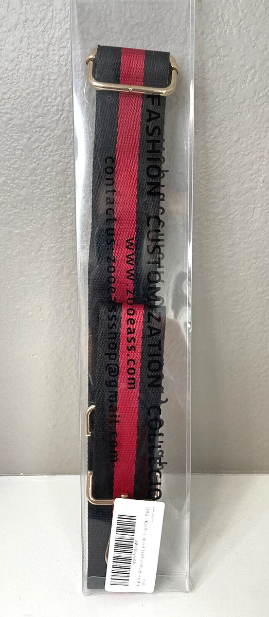 Zooeass Replacement Crossbody Strap Adjustable Black Red New