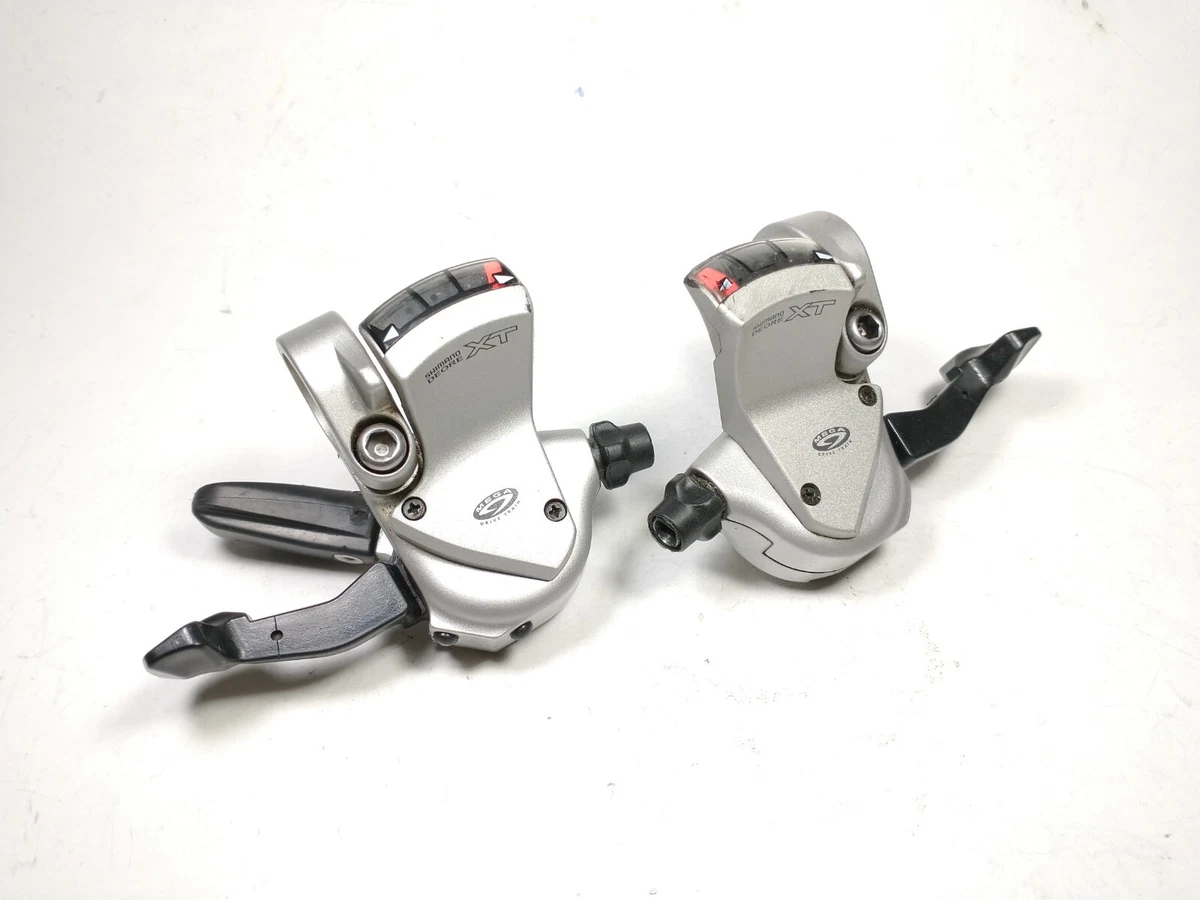 Shimano Deore XT M750 3x9 speed rapid fire shifters