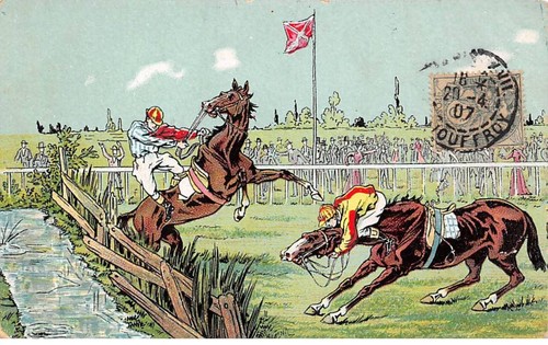 Illustratoren - Nr. 82377 - Reiter Über Leurs Federbeinlager Ne Wollen Nicht