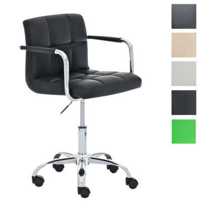 Bürostuhl LUCY mit Armlehne Drehhocker Arbeitshocker Rollhocker Kosmetikstuhl