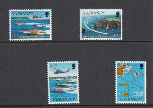 Powerboat Championship GB Guernsey MNH 1988 (142906)
