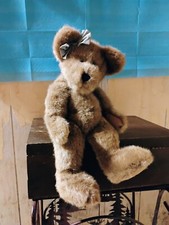 VTG Retired Collectible 16" Boyds Bears Mattie C Bearsley Jointed Weighted Plush