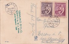 TSCHECHOSLOWAKEI 1952, Internationale Konferenz zum Kinderschutz auf Pra.-AK RP