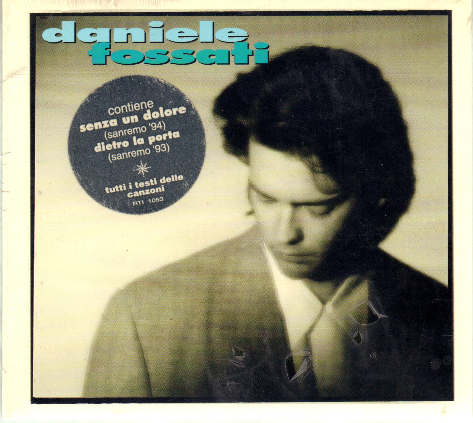 DANIELE FOSSATI"OMONIMO"CD DIGIPACK SIGILL. 1994 INCL."DIETRO LA PORTA" RTI 1053