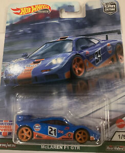 New Hot Wheels Car Culture Mclaren F1 Gtr British Horsepower Series 21 Ebay