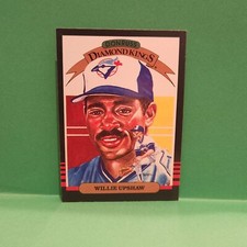 1985 Donruss - Diamond Kings #10 Willie Upshaw Toronto Blue Jays Baseball Card