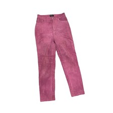 Vintage Mixit Pink Genuine Leather Pants - size 8