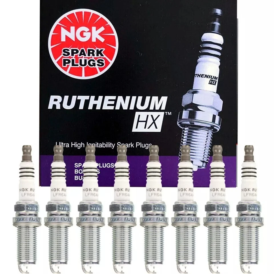 Juego de 8 bujías NGK RUTHENIUM HX PARA LEXUS GS460 IS-F LS460 LX570 Foto 2 de 2