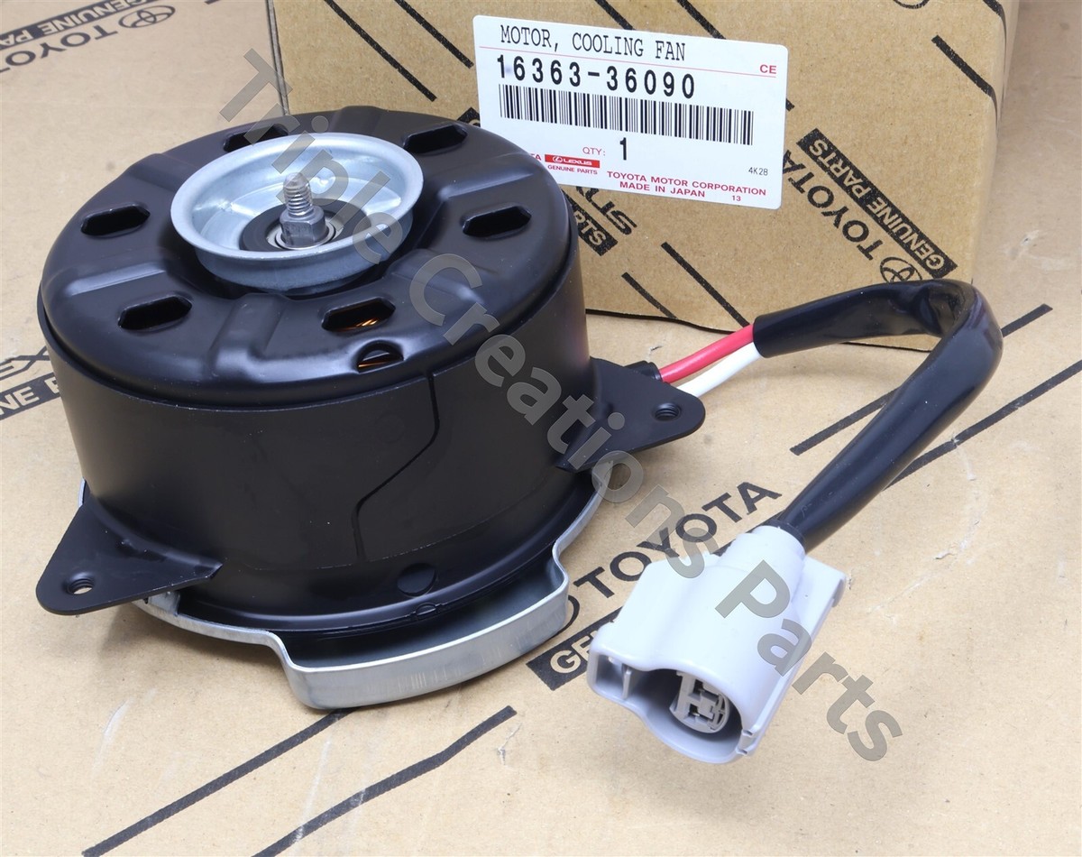 Toyota Genuine 1636336090 Motor Cooling Fan 16363-36090 OEM | eBay