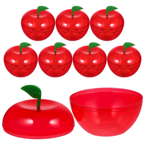 8PCS Chocolate Candy Box Christmas Plastic Wrapping Storage Box Decoration - Imagen 3 de 10