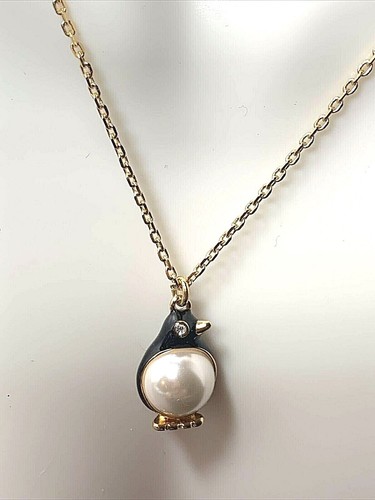 Kate Spade Arctic Friends Penguin Mini Pendant Necklace