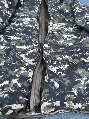 USN Navy Unisex Working Uniform NWU Type I Blue Gore-Tex Parka