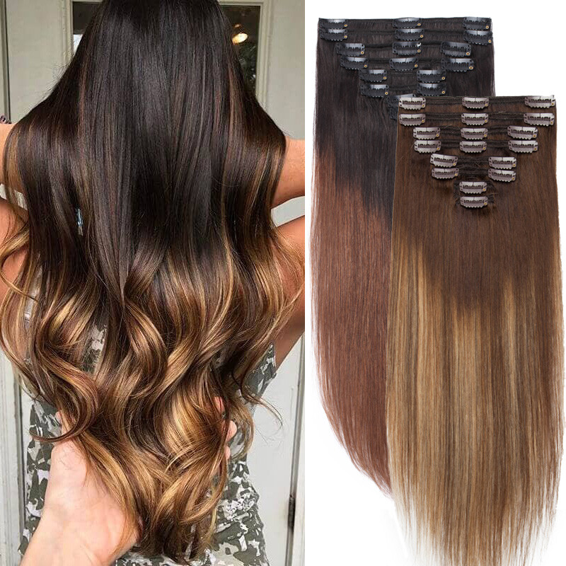 22inch Halocouture balayage hair extensions BF_116.jpg?6035 main image 2