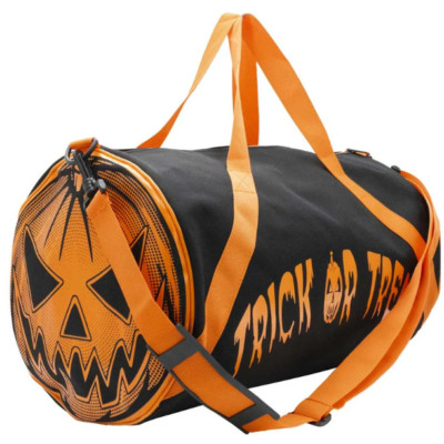 Kreepsville 666 Pumpkin Trick Treat Barrel Duffle Zip Bag