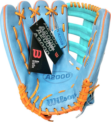 New 2024 Wilson A2000 Slowpitch Glove 13'' softball LHT left hand series teal