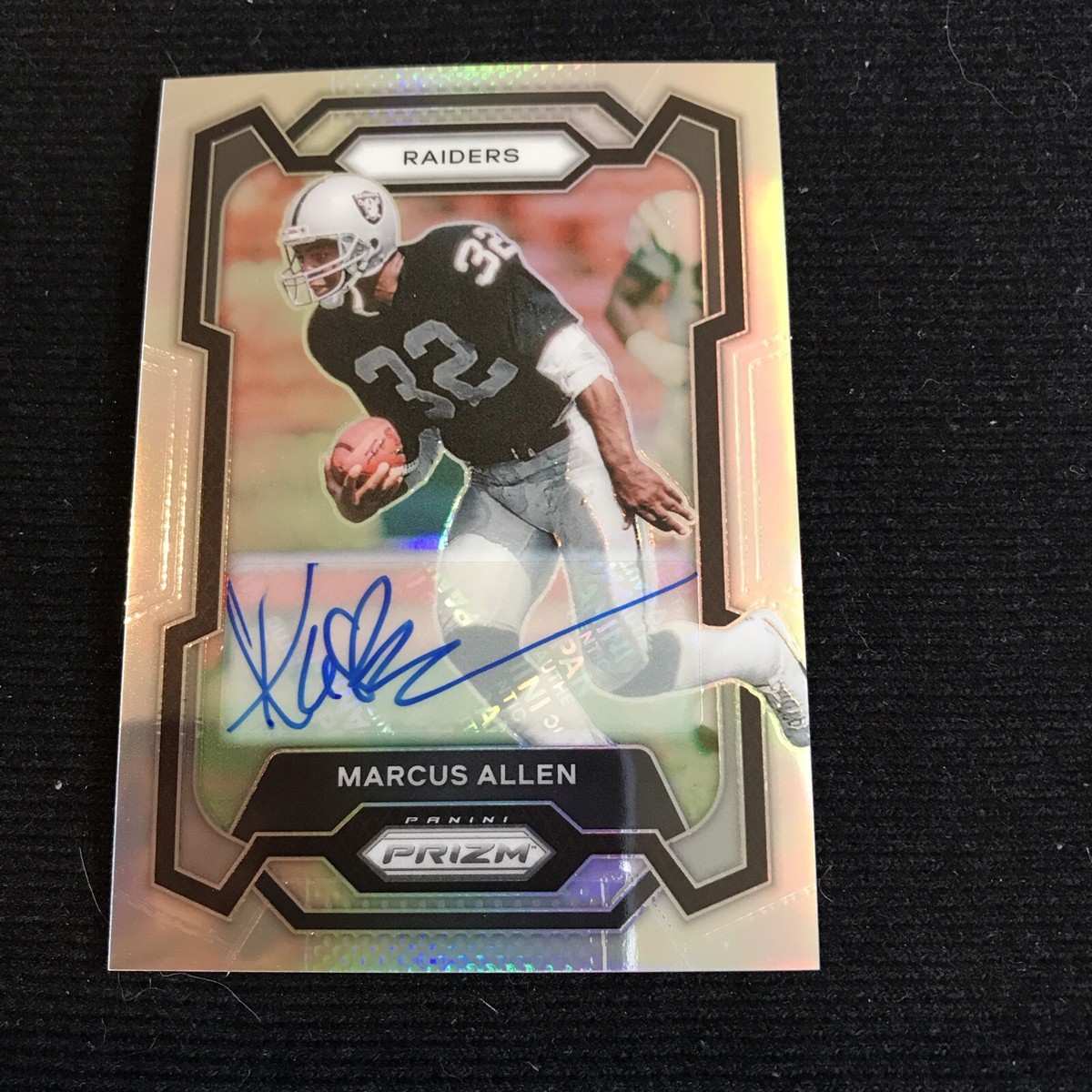 2023 Panini Prizm Marcus Allen Silver Prizm Auto Autograph