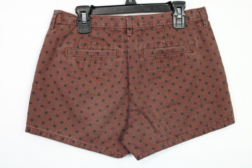 PANTALONES CORTOS A MEDIDA MADEWELL 01591 MARRÓN LUNARES TALLA 0 - Imagen 6 de 9