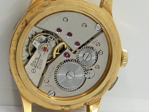 Vintage FLEURIER BRAILLE Watch For The Blind Gold Plated G20 cal. 196 Unitas 199 - Picture 22 of 23