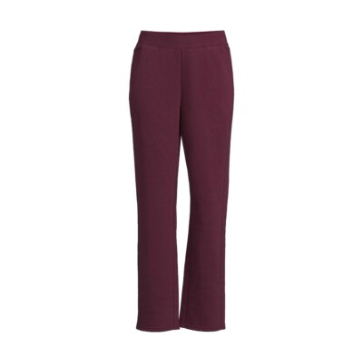 New Athletic Works Women's Fleece Open Pant Size XL (16-18) Purple Flare Leg