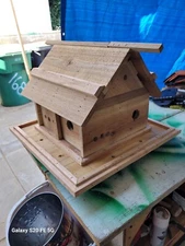 Birdhouse With 4 Nesting Compartments