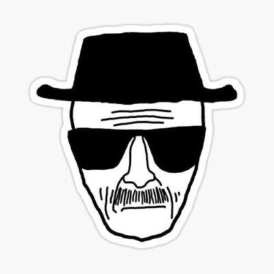 #ad #ad Breaking Bad Heisenberg Sticker Decal draw walter white $2.99